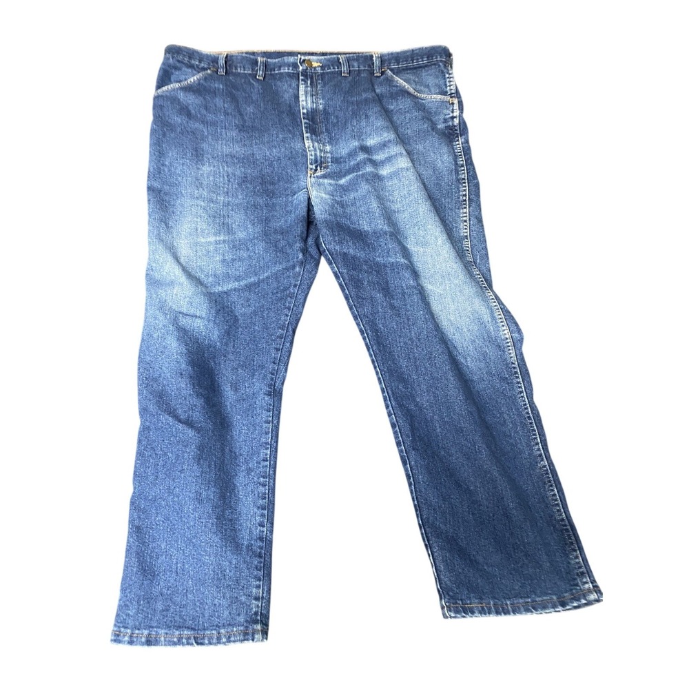 Wrangler 48/30 Straight Leg Men's Blue Jeans